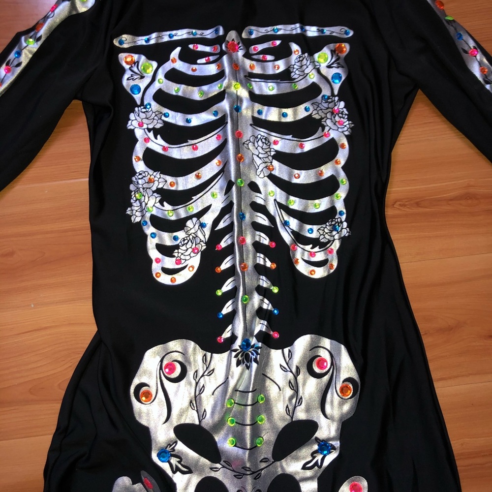 Colorful Skeleton Costume